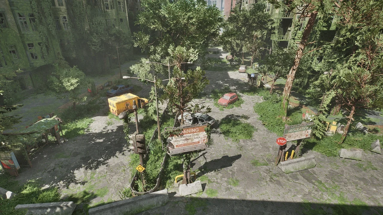 Post Apocalyptic City asset