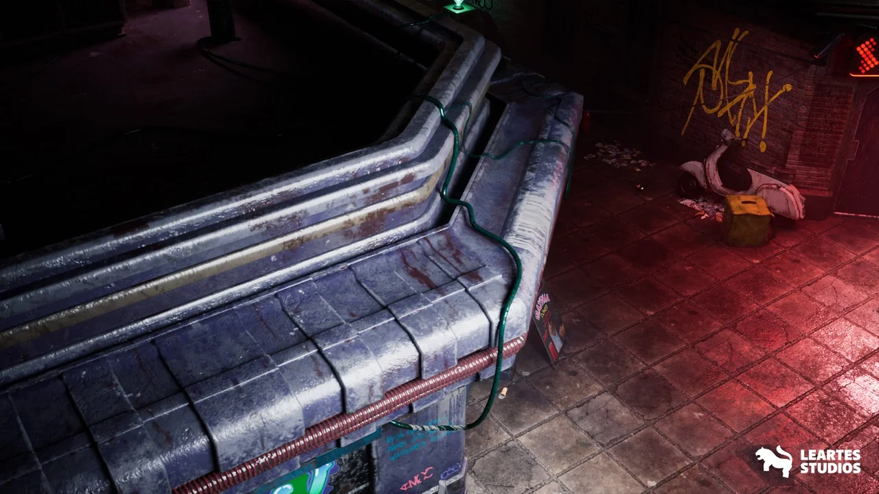 Cyberpunk Kyiv Street Environment ( Cyberpunk Kyiv Street Street Ukraine Slav ) asset