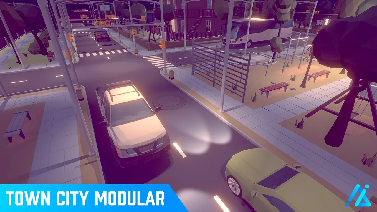 POLY – Town City Modular asset