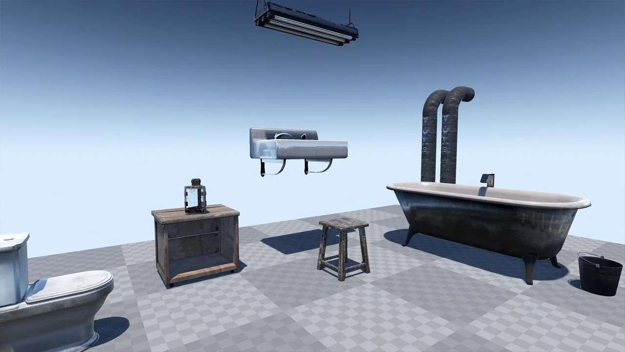 Urban Interior Props Pack asset
