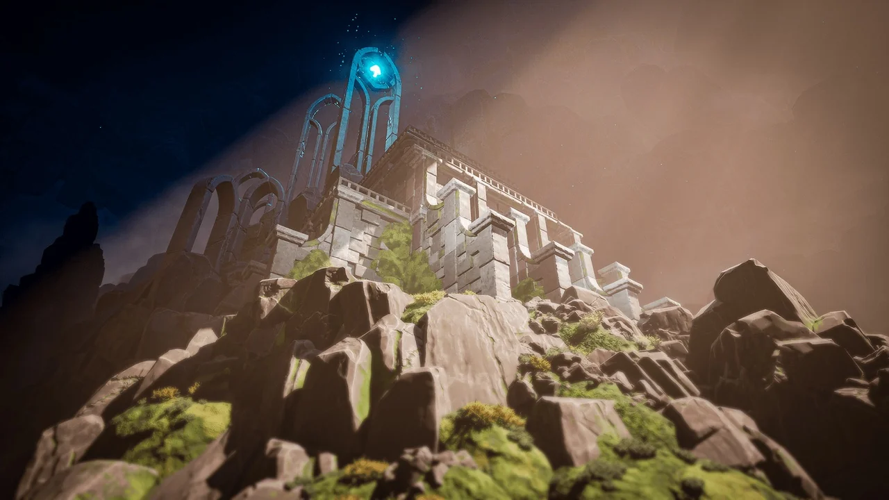 Fantasy Cave Ruins asset