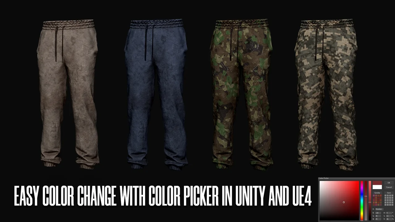 Customizable Survival Man asset