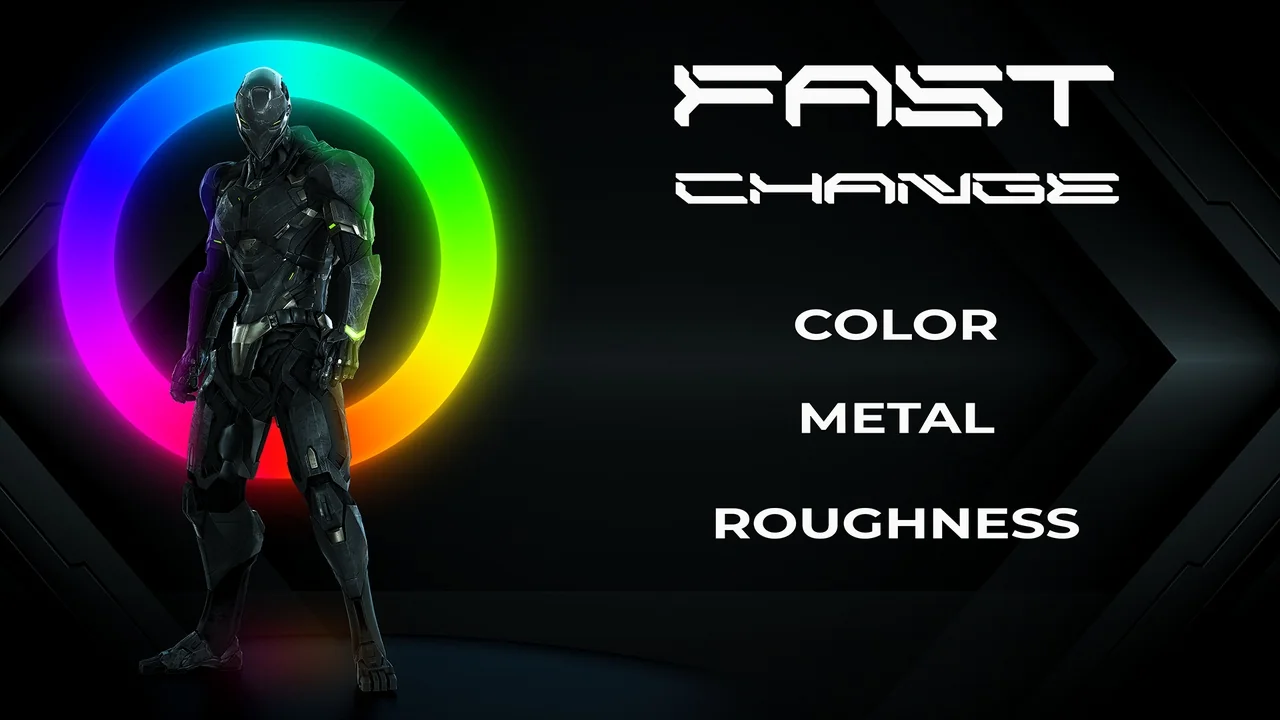 Sci-FI Cyber Robot 01 asset