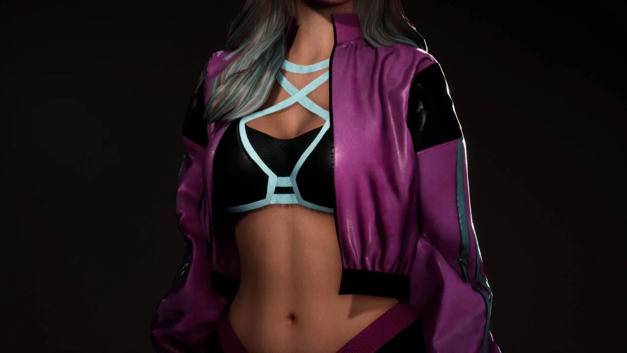 F2 Cyber Girl Davina asset