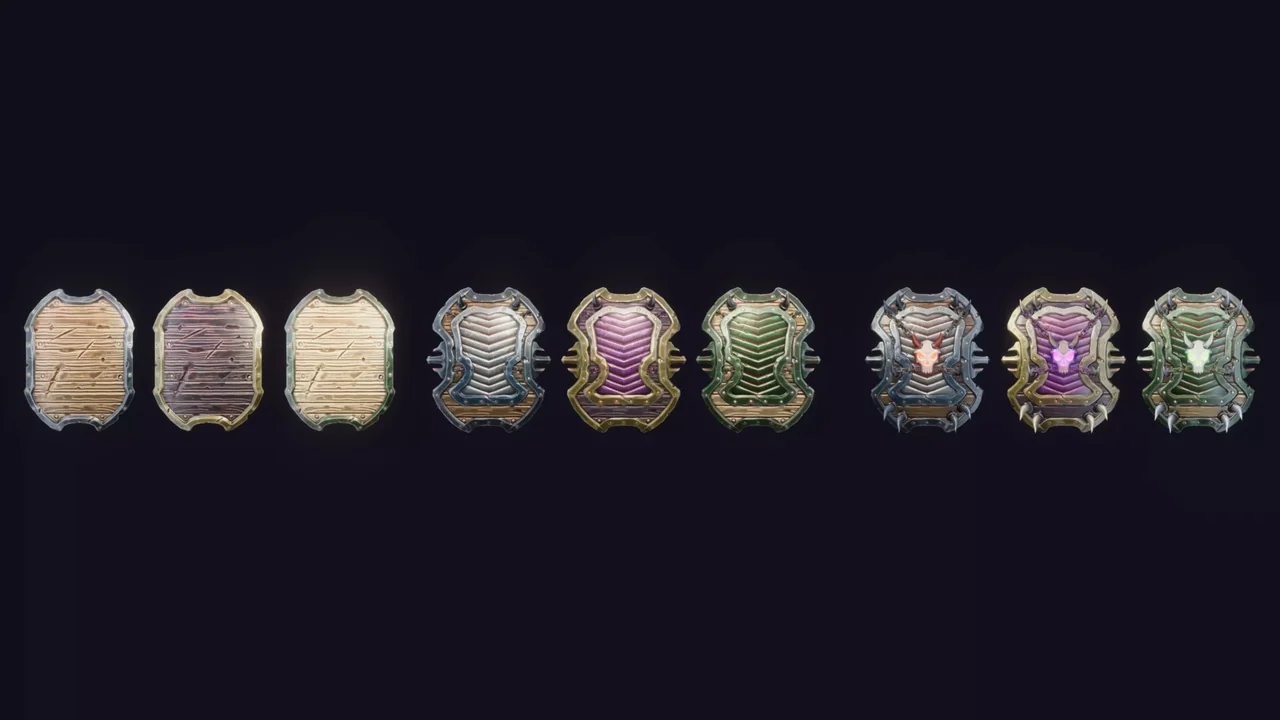 Stylized Shields – RPG Weapons asset