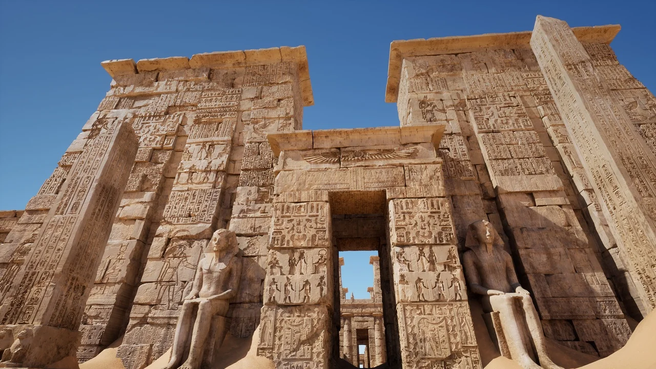 Egypt Ruins Environment asset