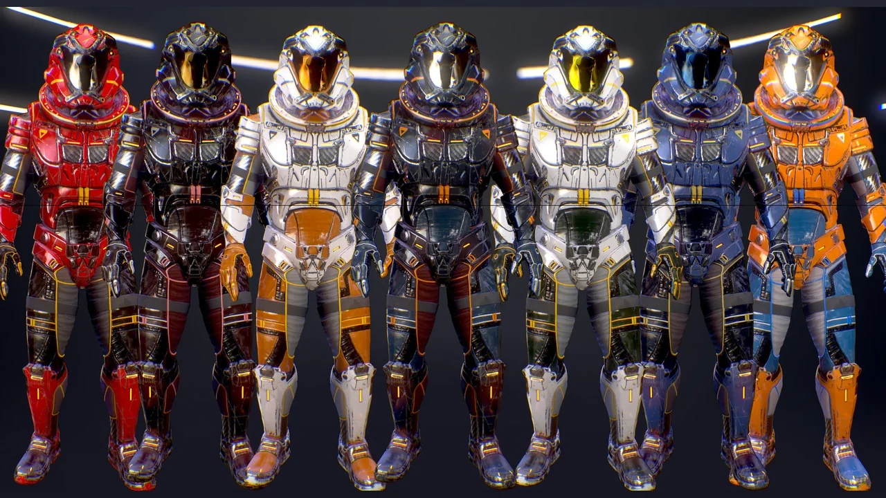 Sci-Fi Armors Full Pack asset