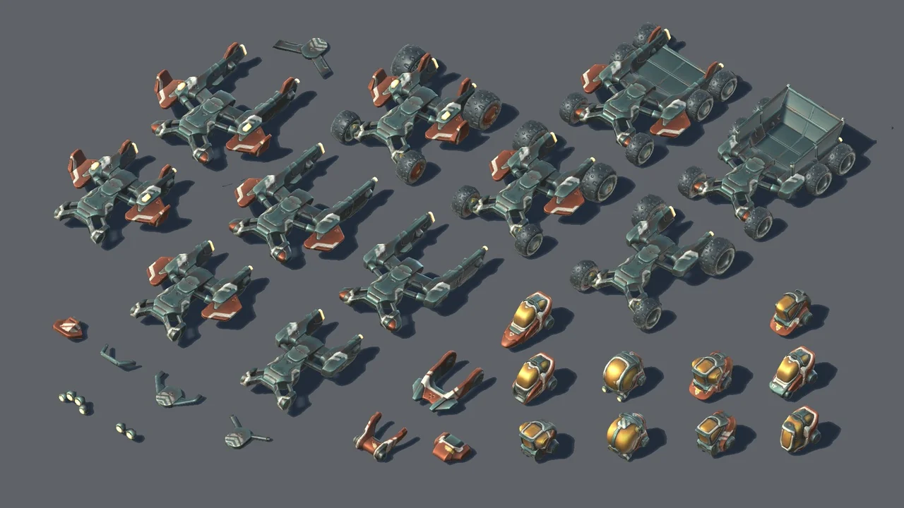 Sci-Fi Vehicle Constructor asset