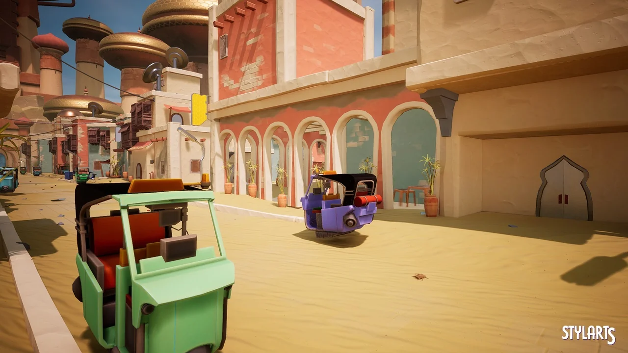 Stylized Indian City ( Stylized Stylized Stylized Indian Indina Cities Urban ) asset