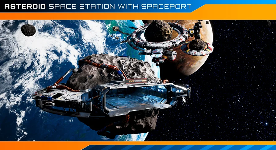 Space Station - Asteroid Mining Facility