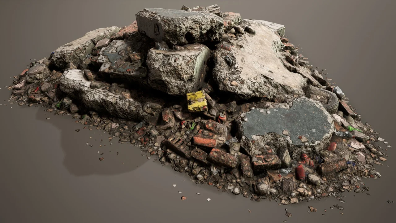 Rubble and Debris – Modular Set asset