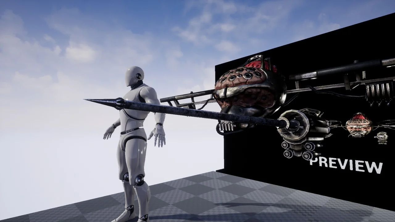 SCIFI Alien Cyborg asset