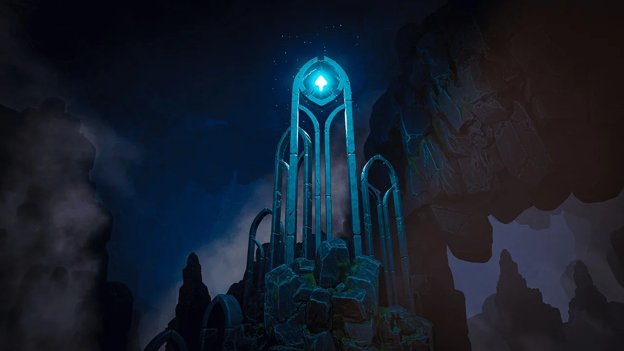 Fantasy Cave Ruins asset