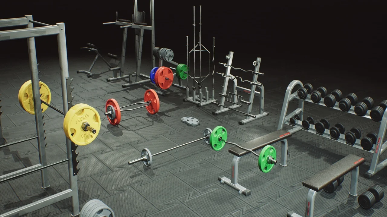 Gym Props PACK asset