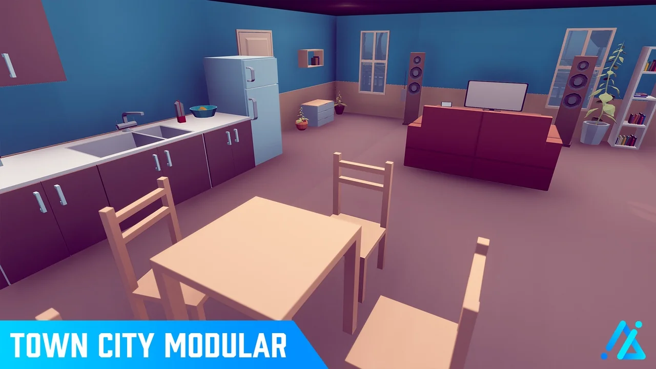 POLY – Town City Modular asset