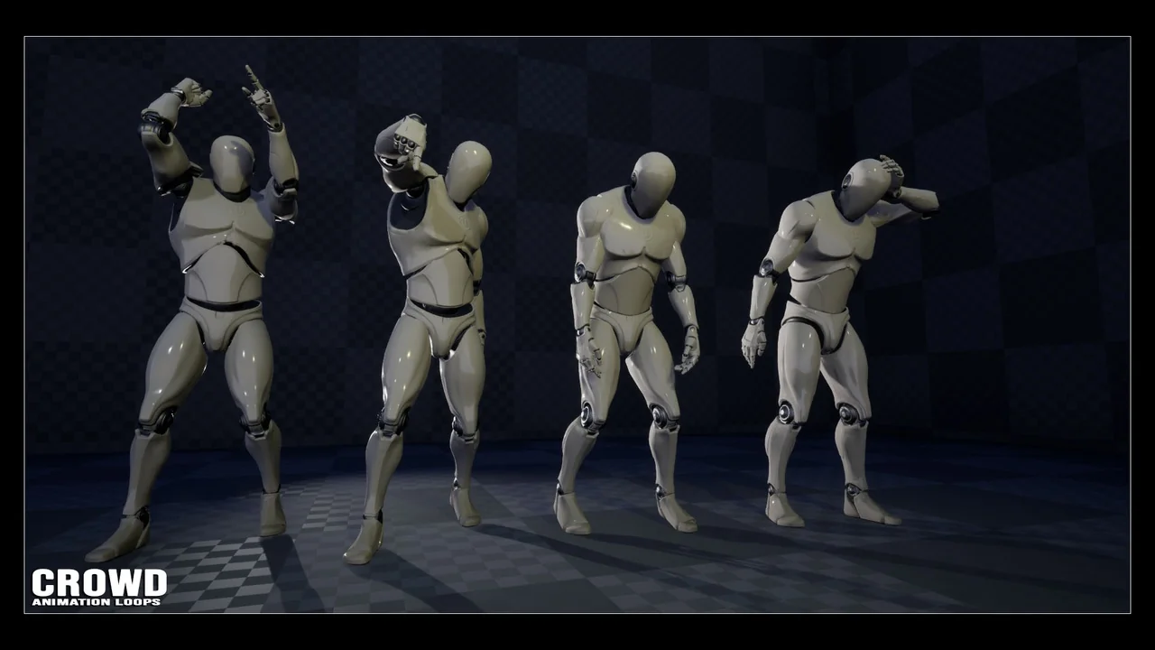 Crowd Animation Loops asset