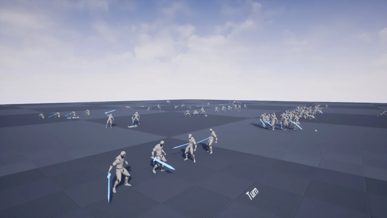 One Handed Sword Animset Pro asset