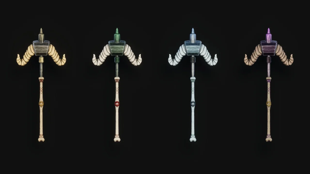 Stylized Staves – RPG Weapons asset