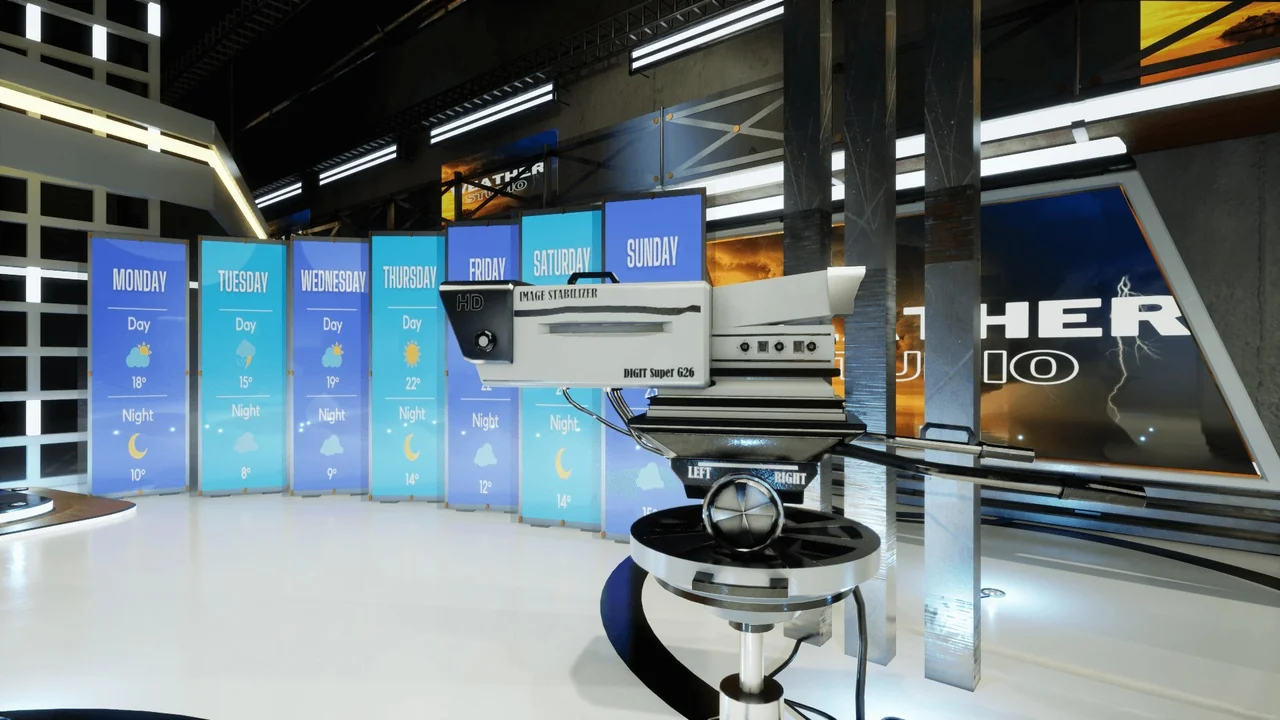 Weather TV Studio asset