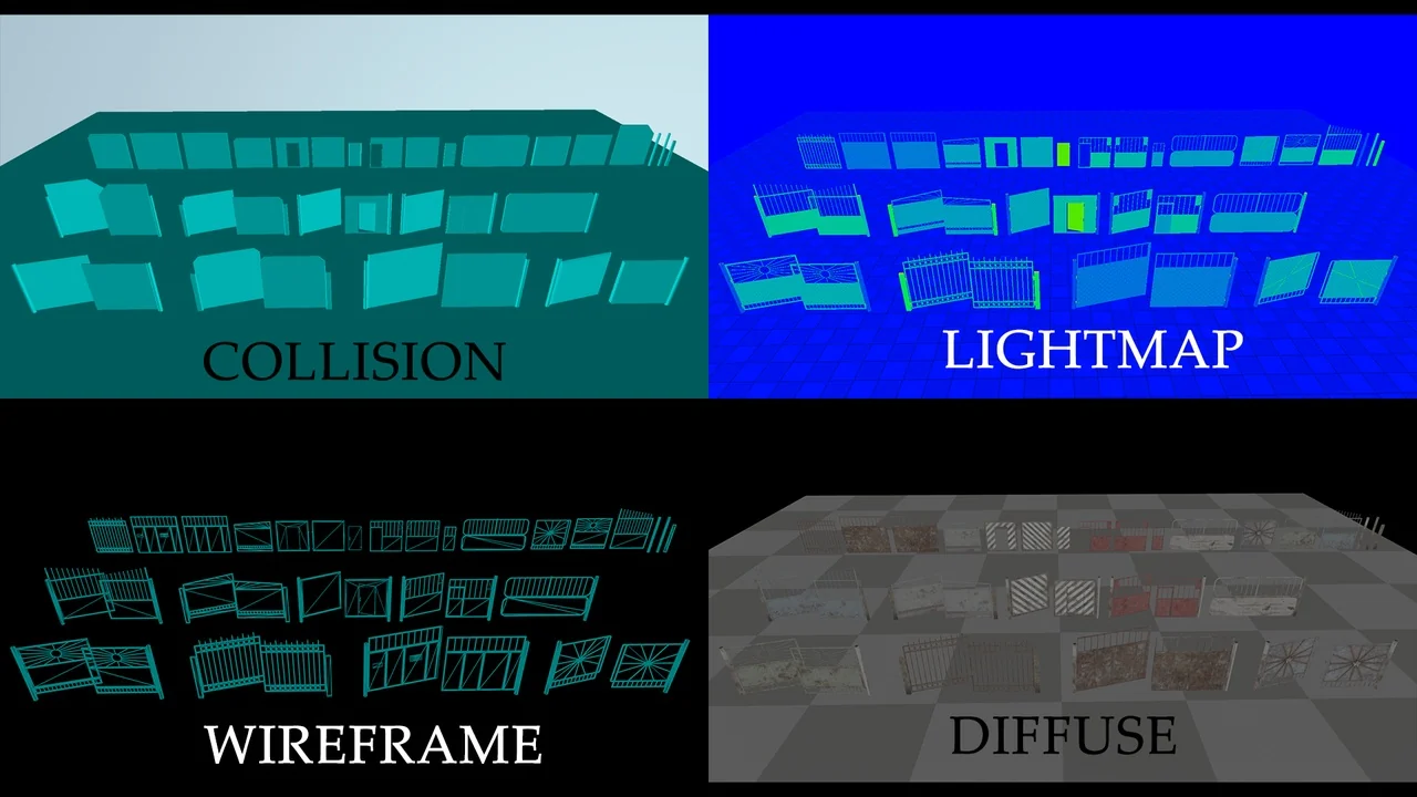 Big gates pack asset