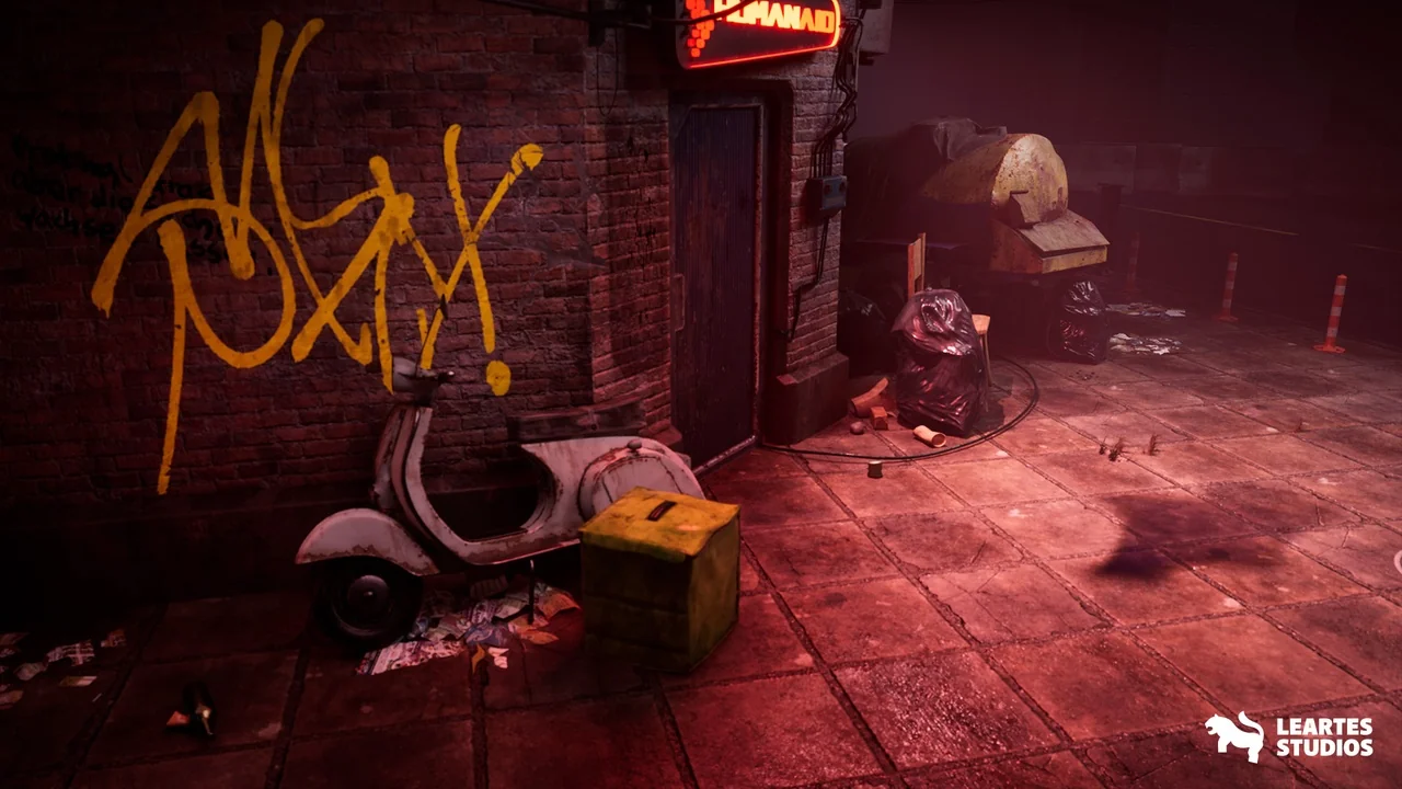 Cyberpunk Kyiv Street Environment ( Cyberpunk Kyiv Street Street Ukraine Slav ) asset