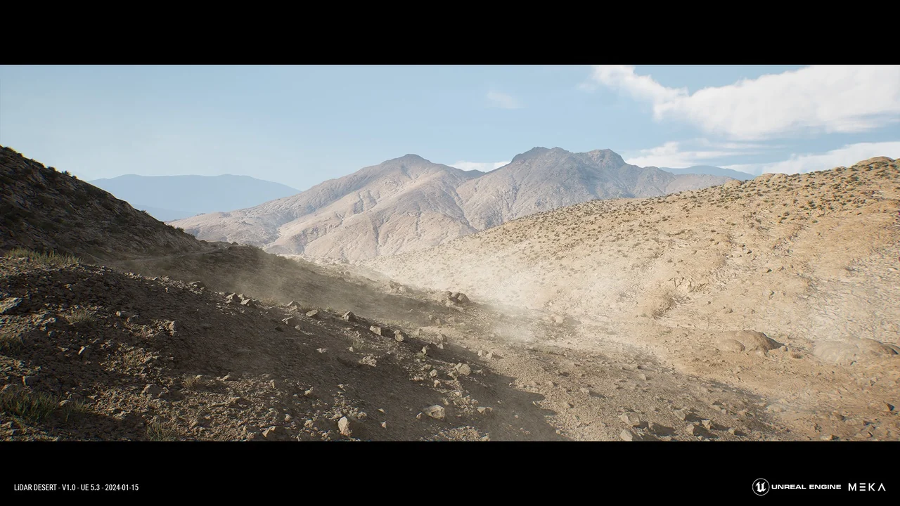 LiDAR DESERT LANDSCAPE asset