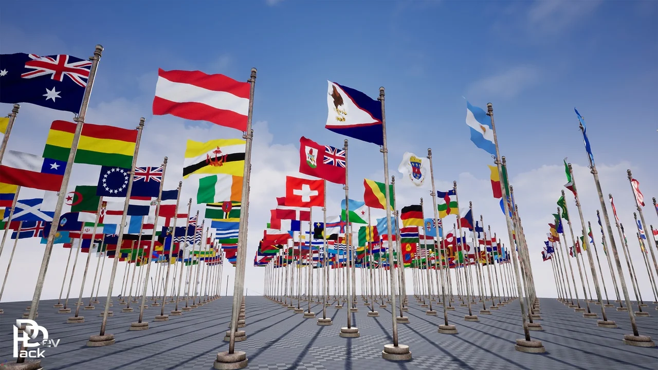 Flag Props Package / 250+ Flags asset
