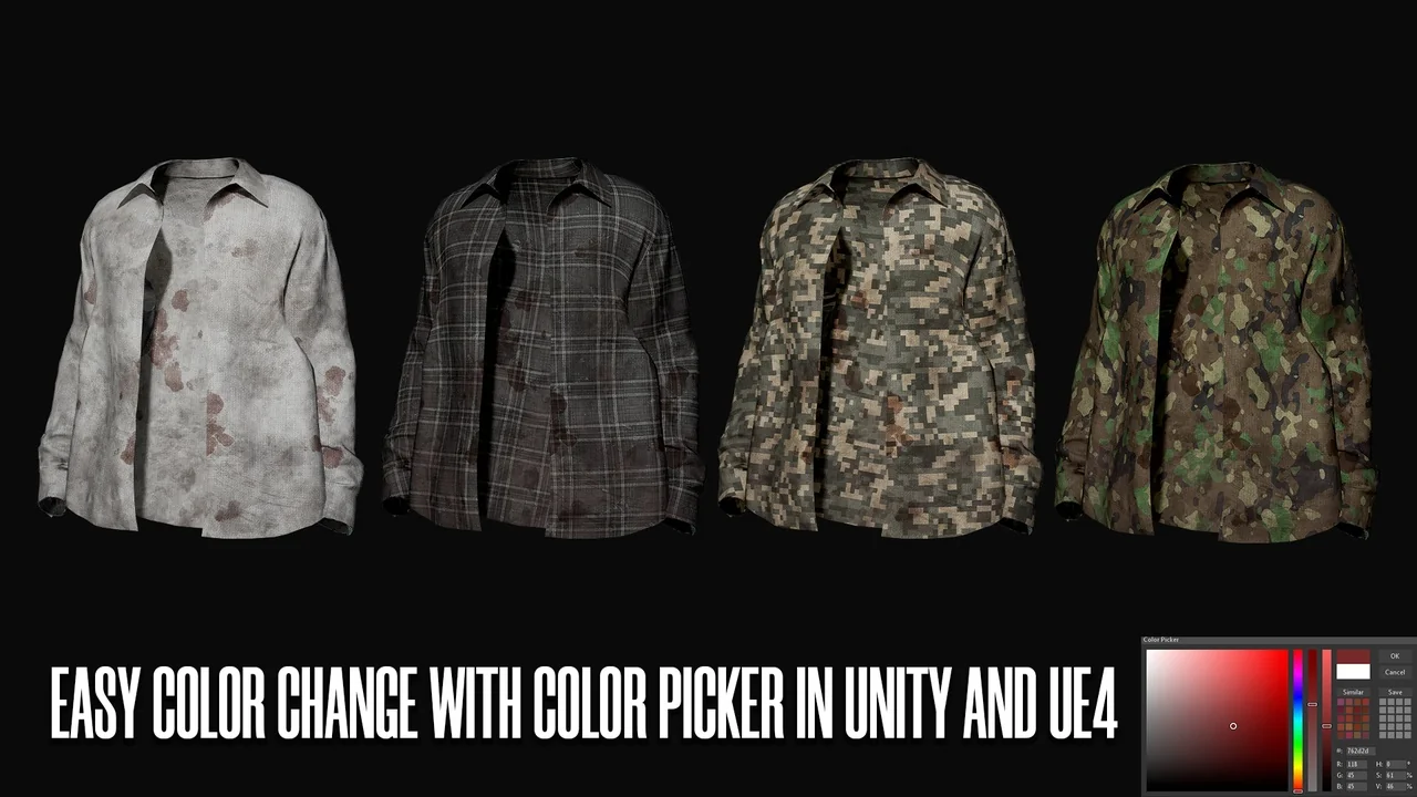 Customizable Survival Man asset