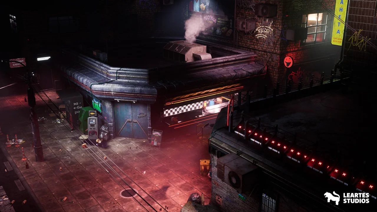 Cyberpunk Kyiv Street Environment ( Cyberpunk Kyiv Street Street Ukraine Slav ) asset