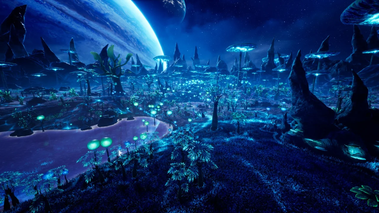 Alien Planet Fantasy Environment – Swamp Plants asset