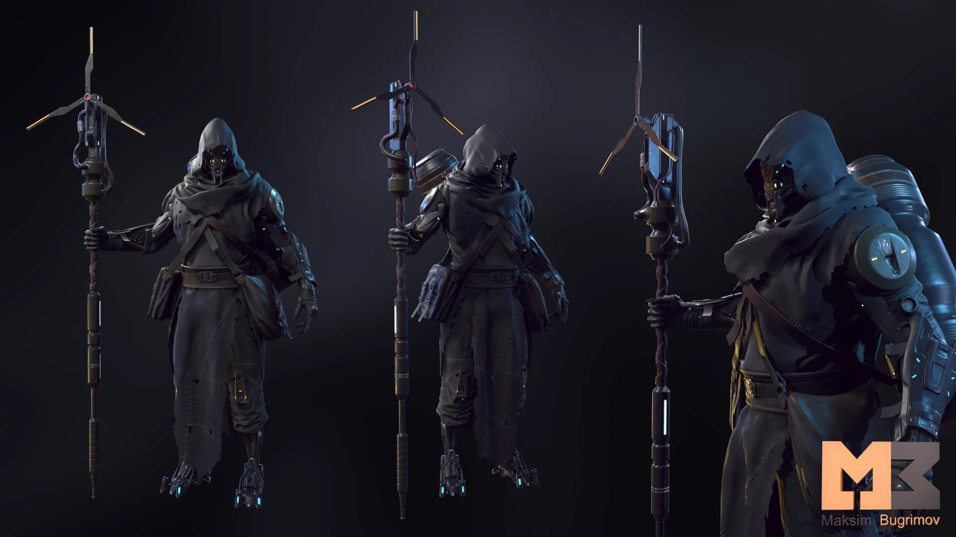 Sci-Fi Character 05 (Crow)