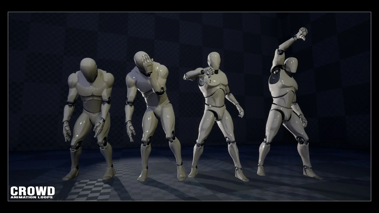 Crowd Animation Loops asset