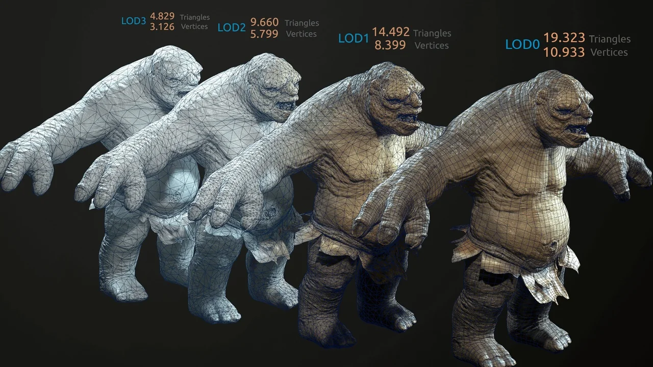 Cave Troll Lightweight asset
