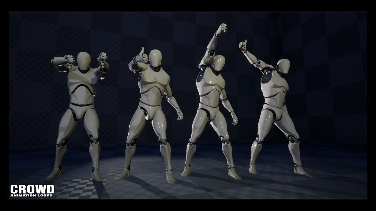 Crowd Animation Loops asset