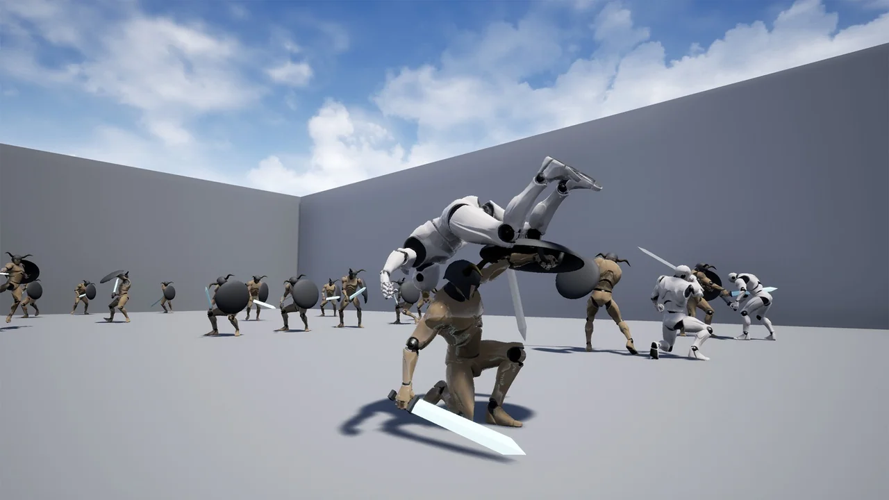 Sword and Shield Anims asset