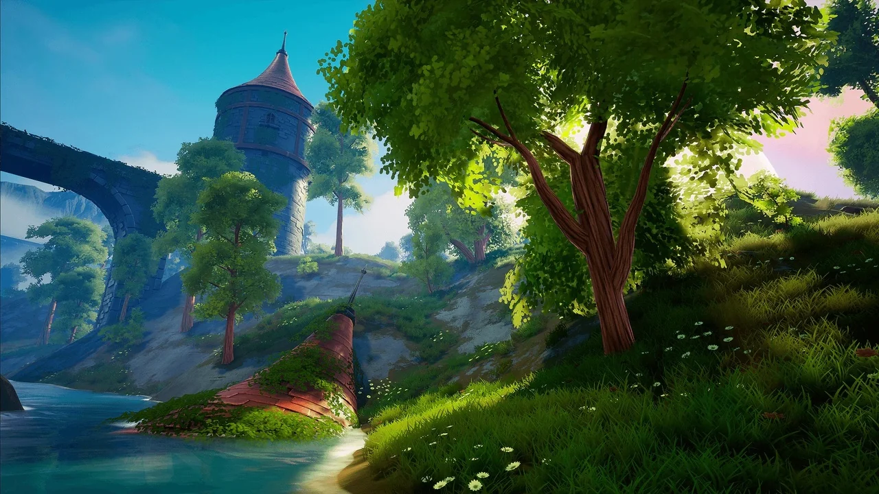 Dreamscape: Stylized Environment Tower – Stylized Nature Open World Fantasy asset