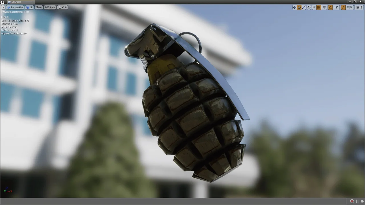 Grenade Animation Kit asset