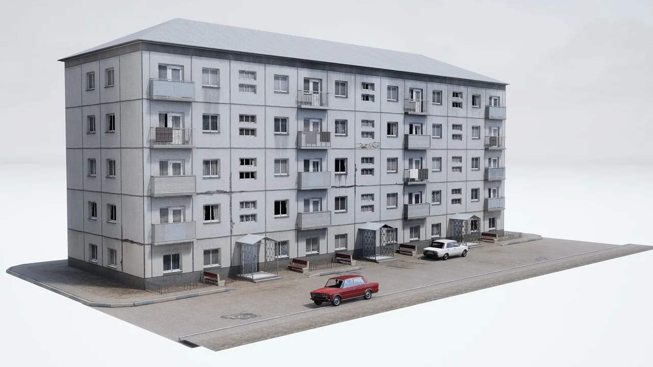 Soviet Apartment Megapack – Modular Interior Exterior asset