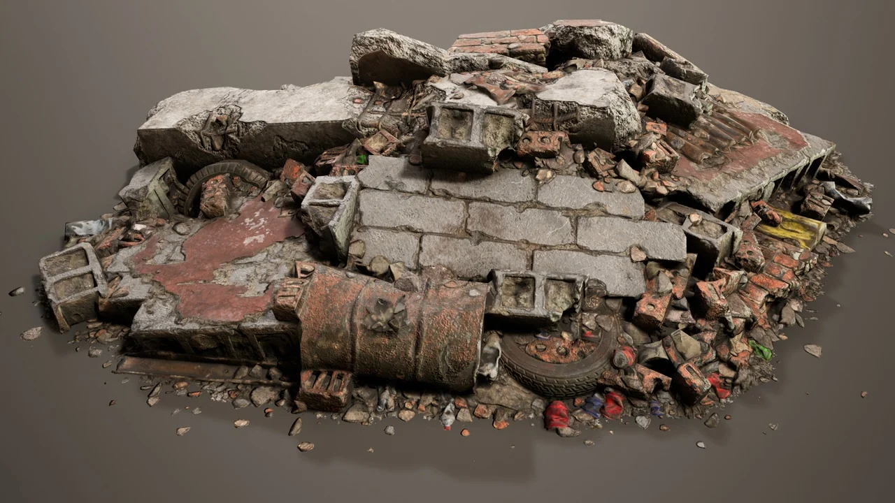 Rubble and Debris – Modular Set asset