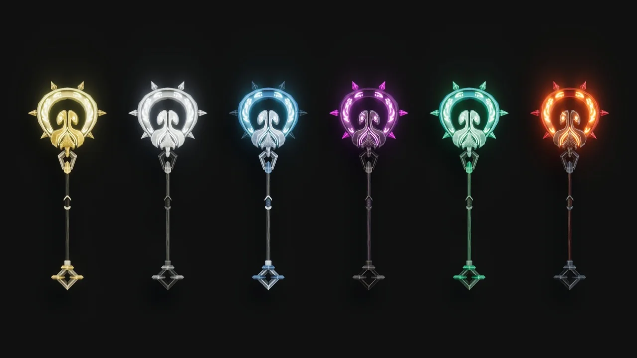 Stylized Staves – RPG Weapons asset