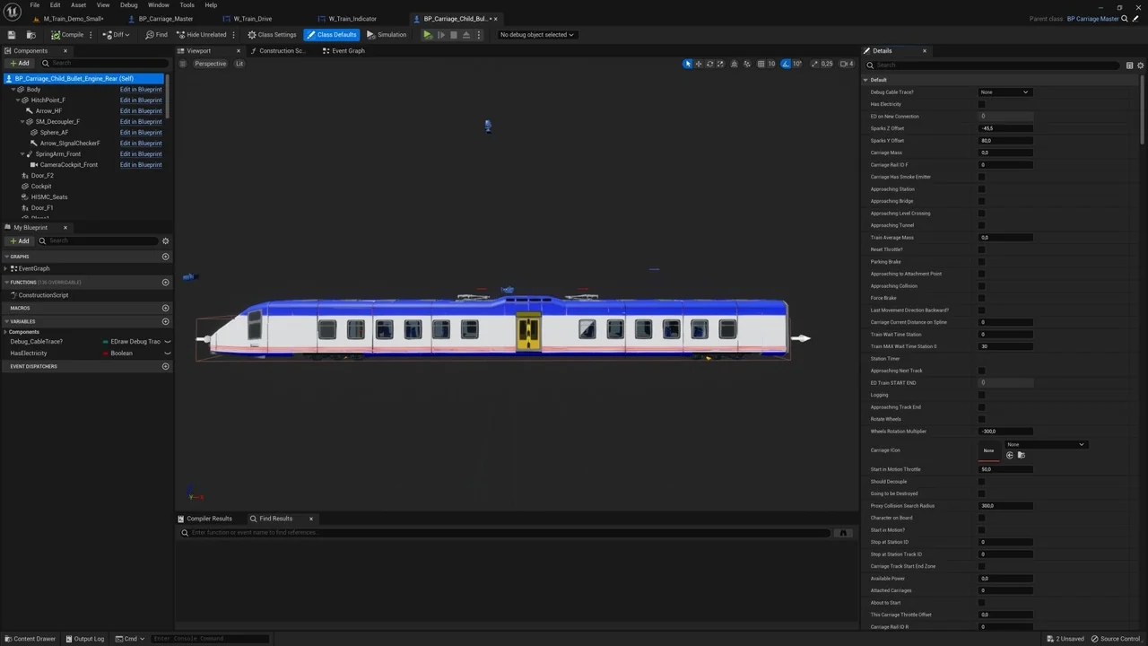 Train Template asset