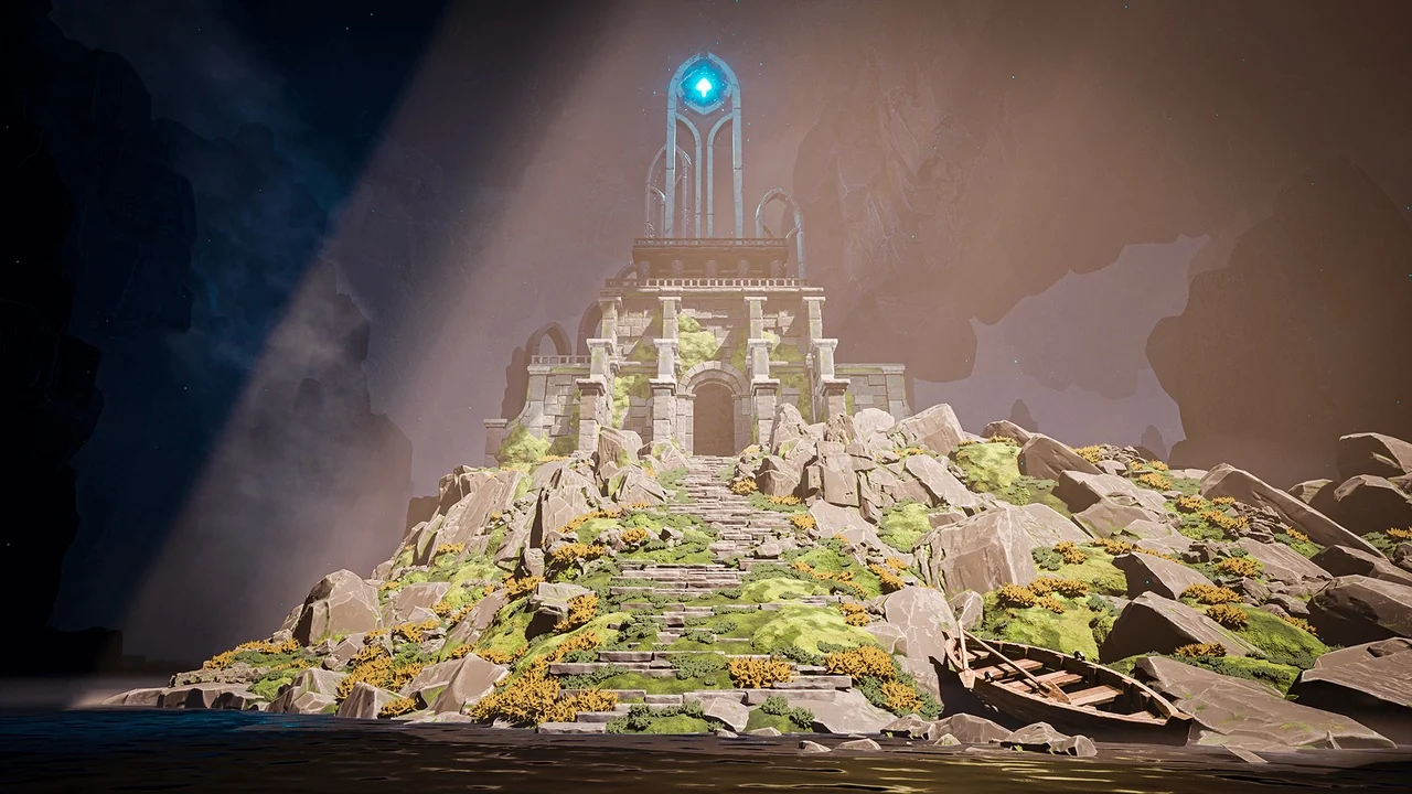 Fantasy Cave Ruins asset