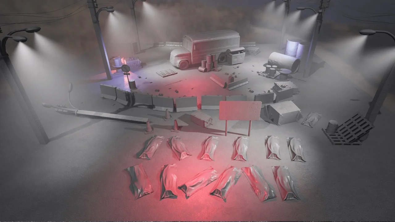 Abandoned City Props Pack asset