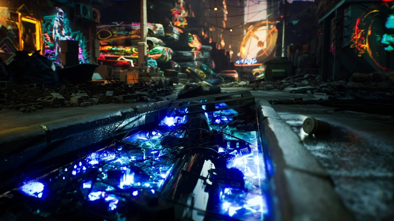 Cyber Scrapyard Environment Kit asset