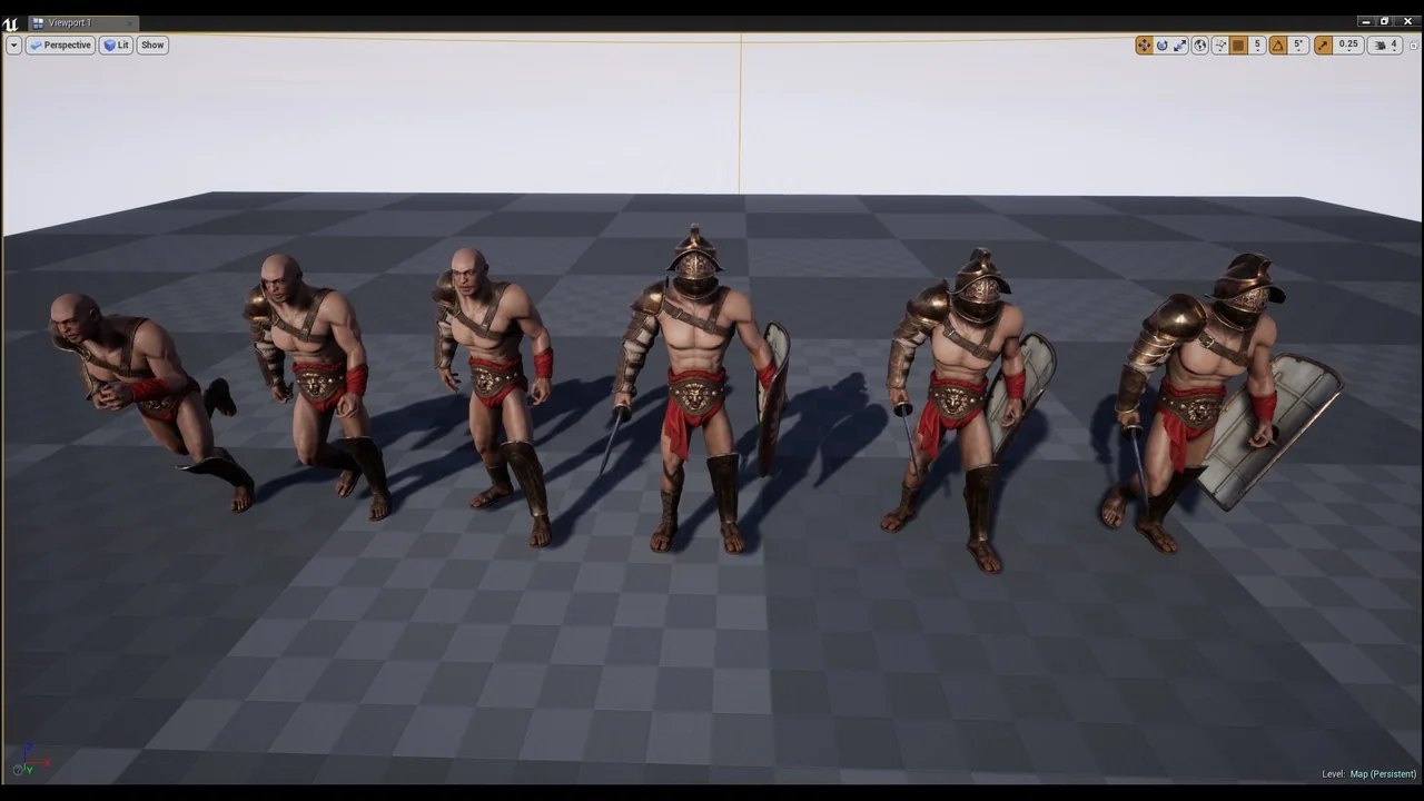 Gladiator Murmillo asset