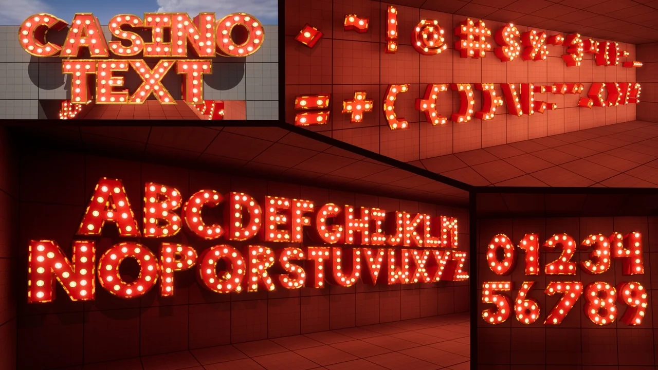 3D Text Generator – Diegetic Design – Custom Fonts asset
