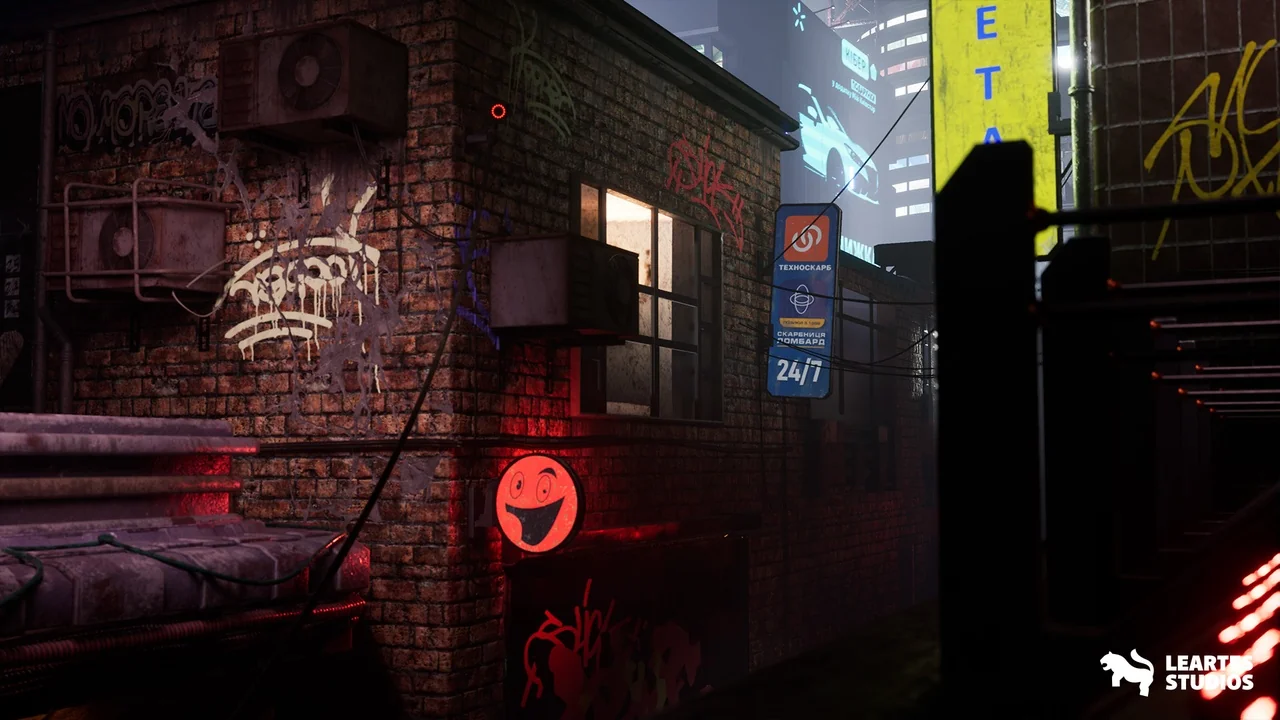 Cyberpunk Kyiv Street Environment ( Cyberpunk Kyiv Street Street Ukraine Slav ) asset