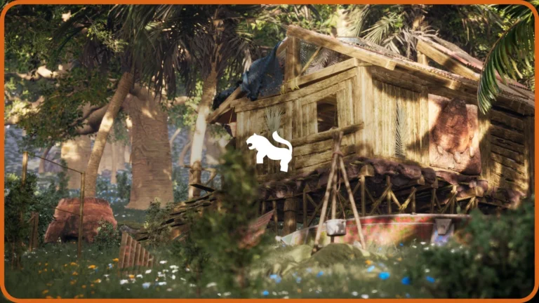 Abandoned Hut in Tropical Island ( Survival Abandoned Tropicall Island Jungle )