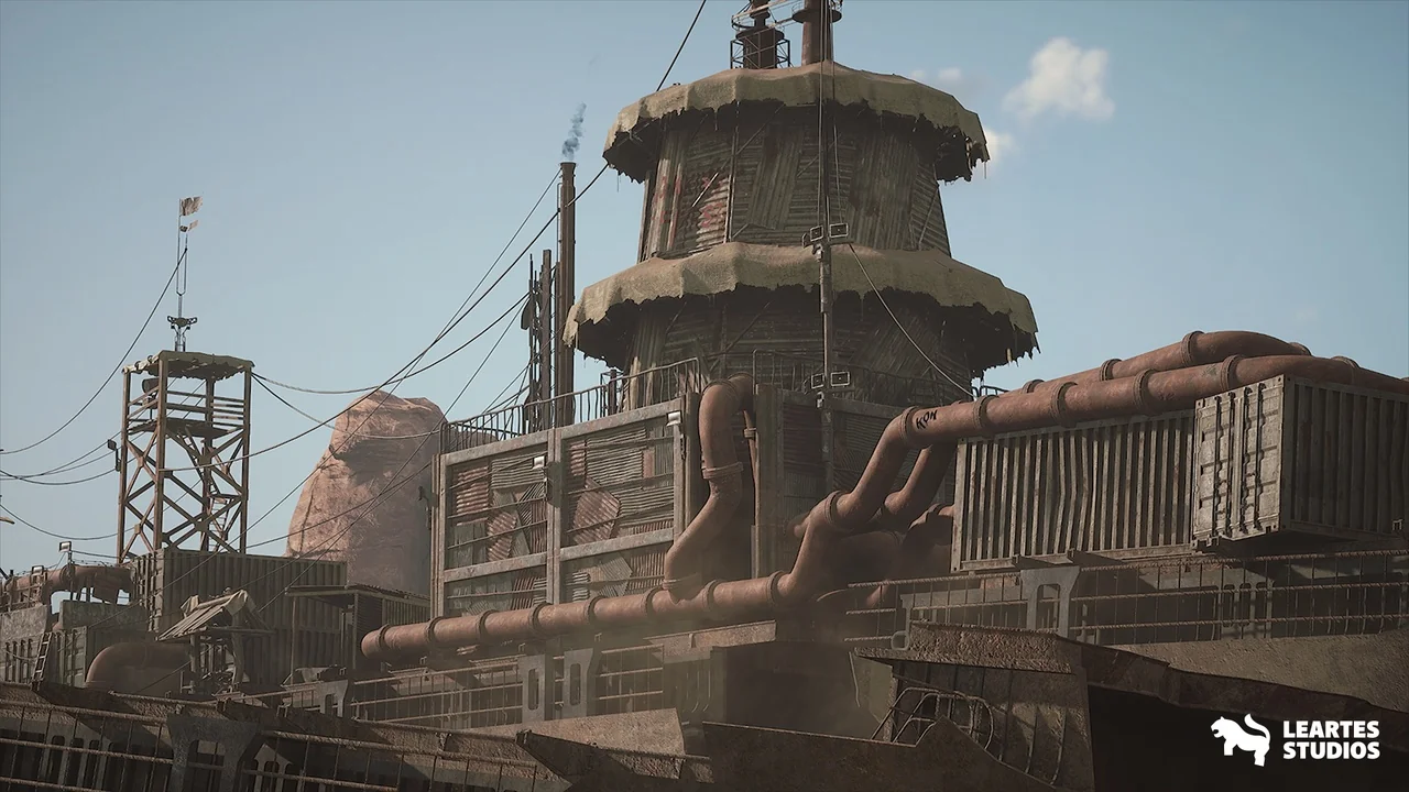 Wasteland Environment ( Wasteland Wasteland Madmax Desert Sand Dry Desert 3D ) asset