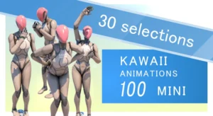 30 selections KAWAII ANIMATIONS 100 MINI